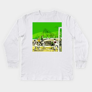 Football on the Rock Kids Long Sleeve T-Shirt